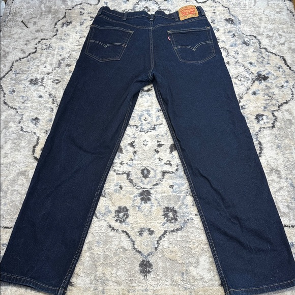 Levi’s 550 Relaxed Fit Men’s Jeans Dark Wash W38 L34 Made in Egypt - Picture 4 of 6